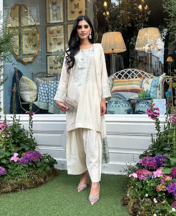 Moss Mist -  Farshi shalwar